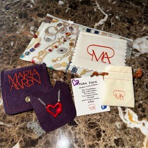 Marla Aaron Rubber Freeform Heartlock Necklace